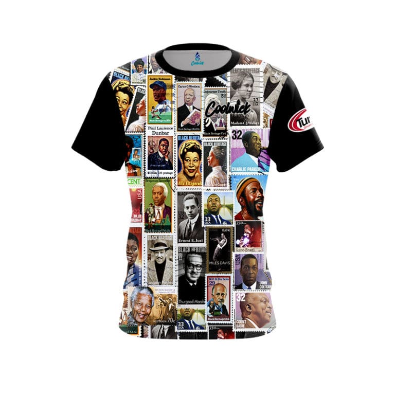 Anthony Richmond Stamp Collage Replica CoolWick Bowling Jersey