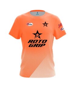 Roto Grip BJ Moore Coral White Oblique Lines CoolWick Bowling Jersey