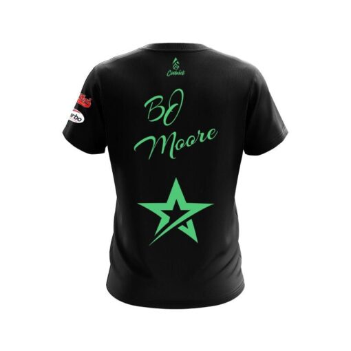 Roto Grip BJ Moore Plain Black Emerald CoolWick Bowling Jersey - Image 2