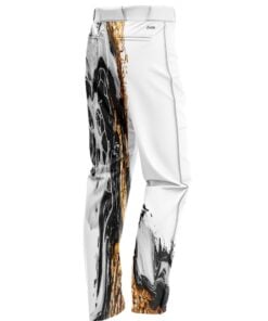 Alternative view of Black and Gold Liquid Marble CoolWick Bowling Pants