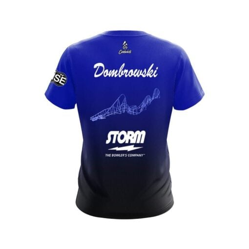 Storm Patrick Dombrowski Blue to Black Giga Coaster Replica CoolWick Bowling Jersey - Image 2
