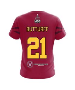 Alternative view of Columbia 300 Jakob Butturff Sun Devil Replica CoolWick Bowling Jersey