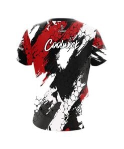 Alternative view of Signature CoolWick Red Hexagram Bowling Jersey
