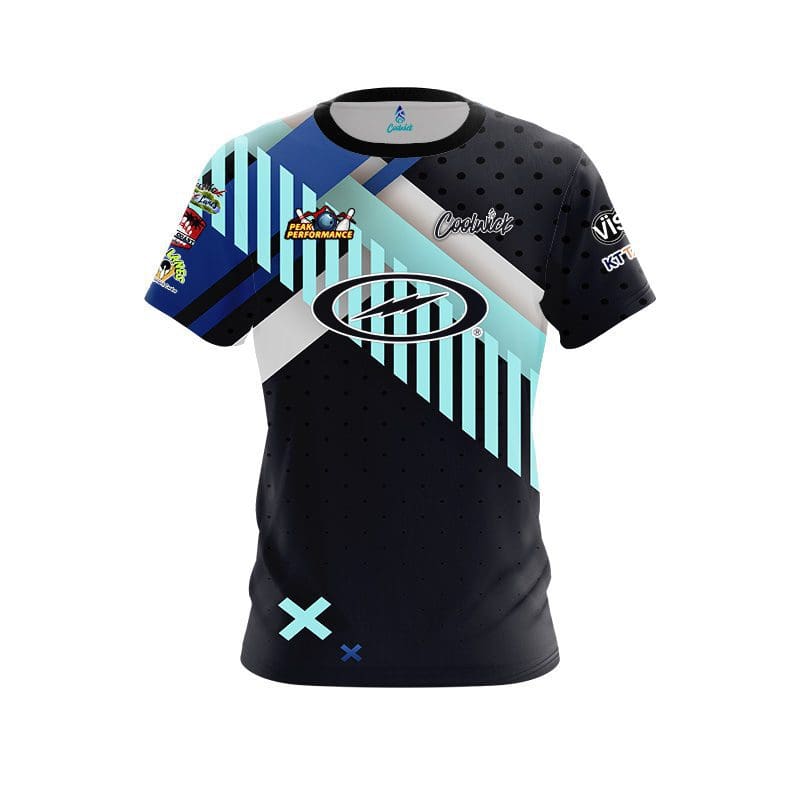 Storm Peak Performance Abstract Luxury Replica CoolWick Bowling Jersey