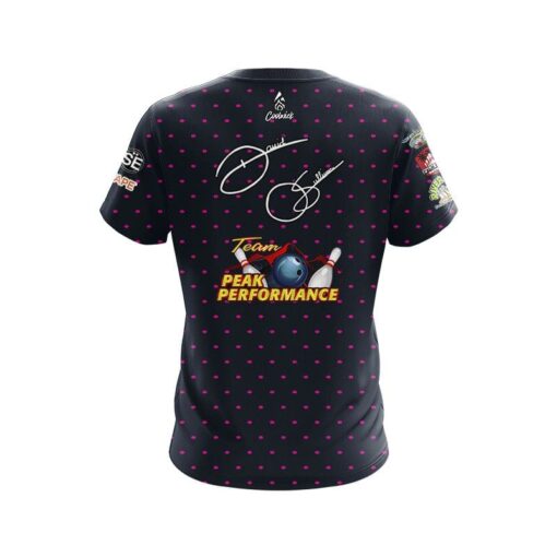 Storm Peak Performance Pink Dots Replica CoolWick Bowling Jersey - Image 2