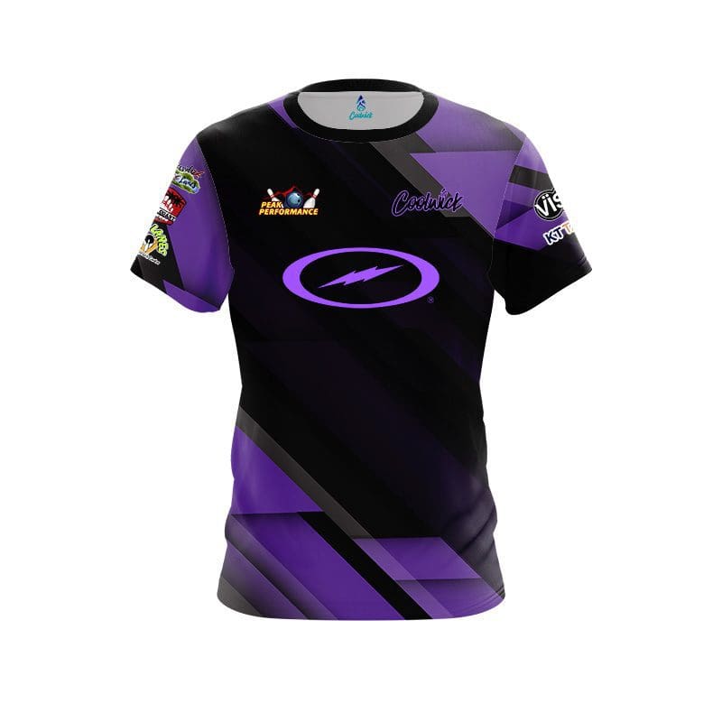Storm Peak Performance Purple Element Replica CoolWick Bowling Jersey