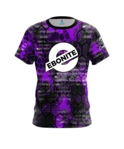 Ebonite Purple Honeycomb CoolWick Bowling Jersey