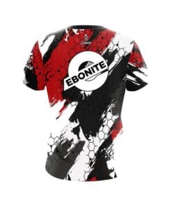 Alternative view of Ebonite Red Hexagram CoolWick Bowling Jersey