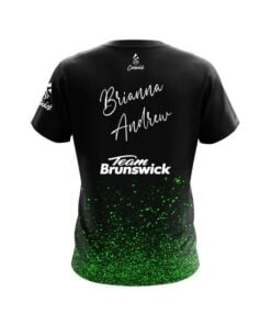 Alternative view of Brunswick Brianna Andrew Green Glitter CoolWick Bowling Jersey