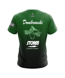 Alternative view of Storm Patrick Dombrowski Green to Black Iron Replica CoolWick Bowling Jersey