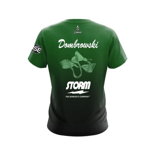 Storm Patrick Dombrowski Green to Black Iron Replica CoolWick Bowling Jersey - Image 2