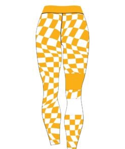 Alternative view of Orange White Motley CoolWick Leggings