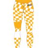 Orange White Motley CoolWick Leggings