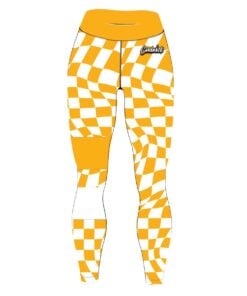 Orange White Motley CoolWick Leggings