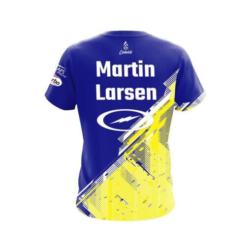 Storm Martin Larsen Swedish White Wires Replica CoolWick Bowling Jersey - Image 2