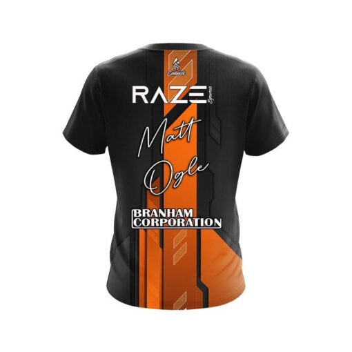 DV8 Matt Ogle Orange Underscore Replica CoolWick Bowling Jersey - Image 2