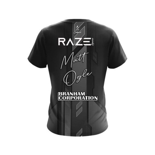 DV8 Matt Ogle Silver Underscore Replica CoolWick Bowling Jersey - Image 2