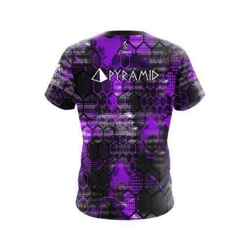 Pyramid Purple Honeycomb CoolWick Bowling Jersey - Image 2