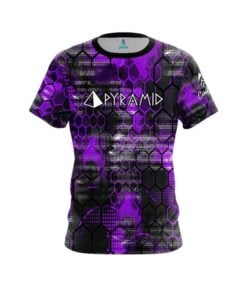 Pyramid Purple Honeycomb CoolWick Bowling Jersey