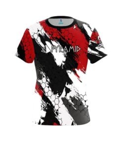 Pyramid Red Hexagram CoolWick Bowling Jersey