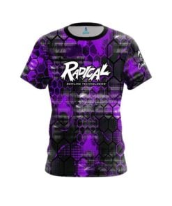 Radical Purple Honeycomb CoolWick Bowling Jersey