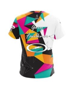Alternative view of Storm Gary Faulkner Jr. Rainbow Triangles CoolWick Bowling Jersey