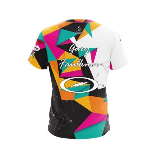 Storm Gary Faulkner Jr. Rainbow Triangles CoolWick Bowling Jersey - Image 2