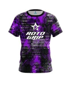 Roto Grip Purple Honeycomb CoolWick Bowling Jersey