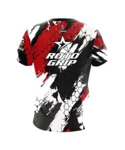 Alternative view of Roto Grip Red Hexagram CoolWick Bowling Jersey