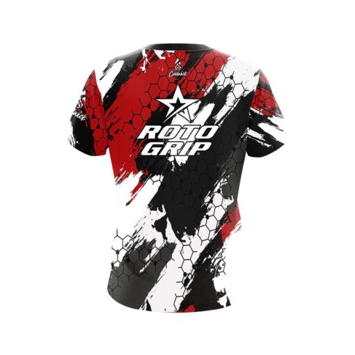 Roto Grip Red Hexagram CoolWick Bowling Jersey - Image 2