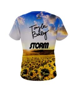 Alternative view of Storm Taylor Bailey Sunflowers CoolWick Bowling Jersey