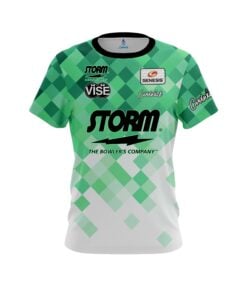 Storm Taylor Bailey Geometric Seafoam CoolWick Bowling Jersey