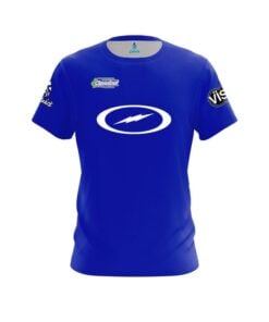 Storm Patrick Dombrowski Solid Blue Flier Replica CoolWick Bowling Jersey