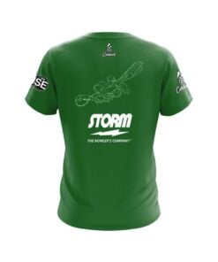 Alternative view of Storm Patrick Dombrowski Solid Green Floorless Replica CoolWick Bowling Jersey