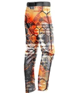 Alternative view of Fire Honeycomb CoolWick Bowling Pants