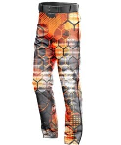 Fire Honeycomb CoolWick Bowling Pants