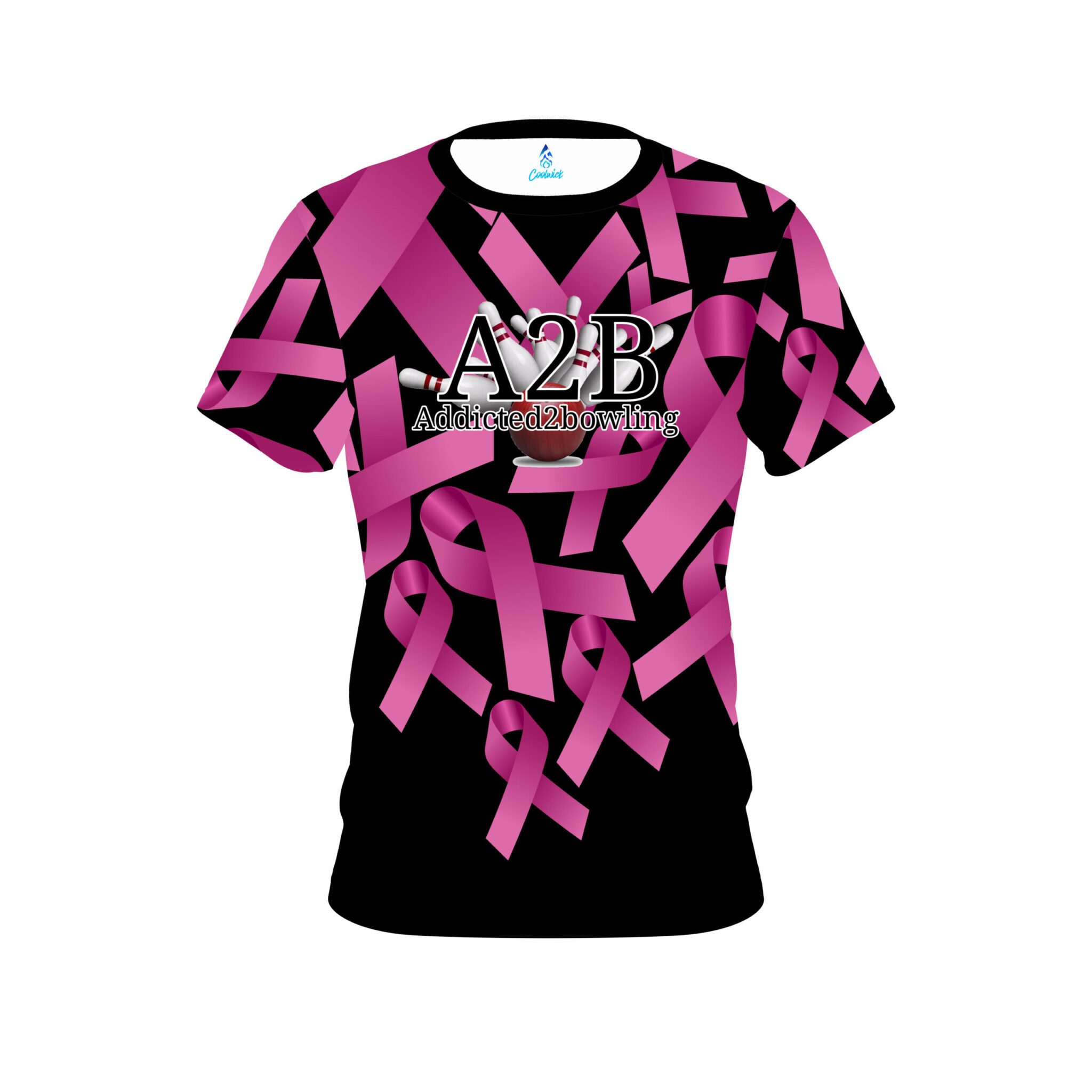 A2B Addicted2Bowling Jai Jones Breast Cancer Awareness CoolWick Jersey