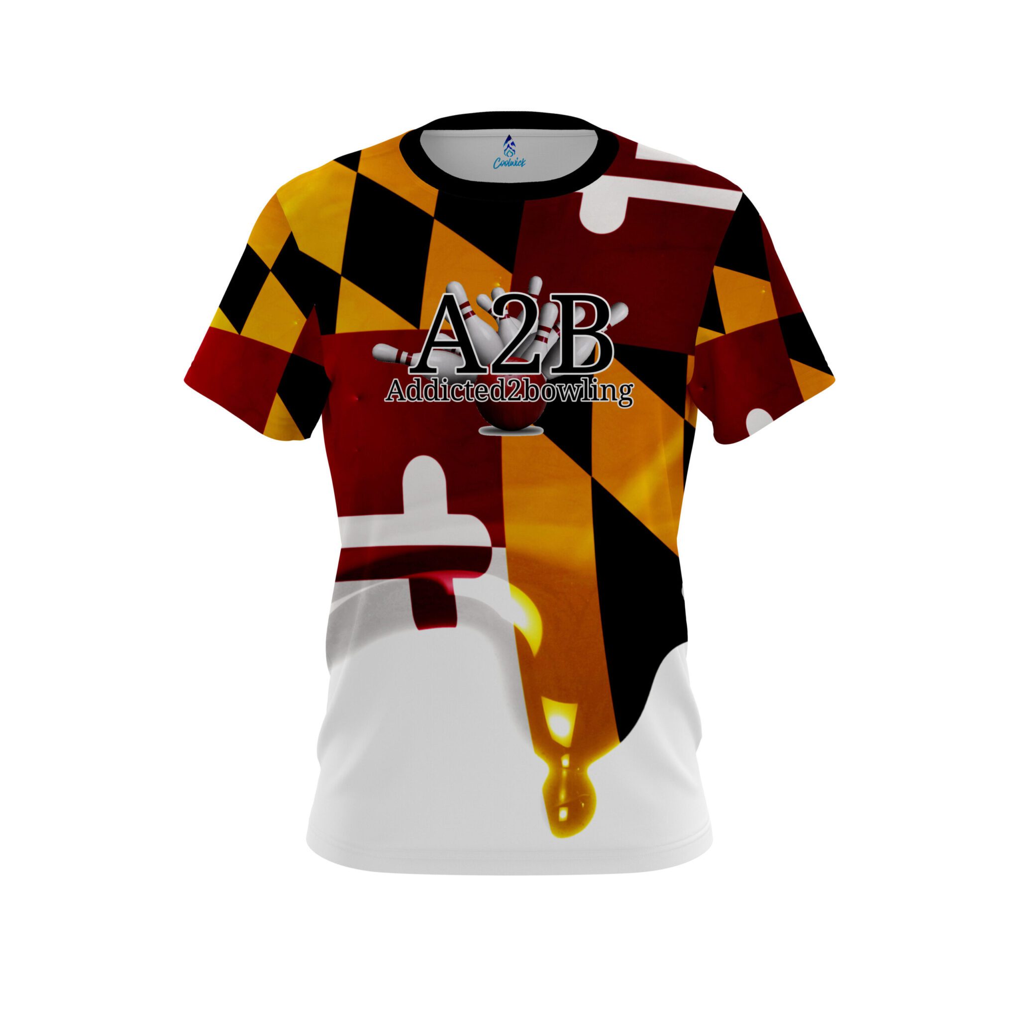 A2B Addicted2Bowling Jai Jones DMV Drip CoolWick Jersey