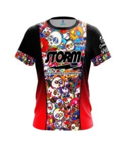 Storm Christina Hardee Skulls All Over CoolWick Bowling Jersey