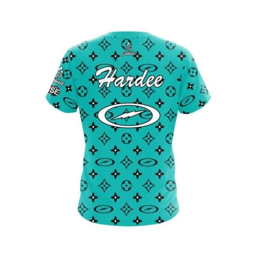 Storm Christina Hardee Teal Couture CoolWick Bowling Jersey - Image 2
