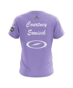 Alternative view of Storm Courtney Ermisch Light Purple CoolWick Bowling Jersey