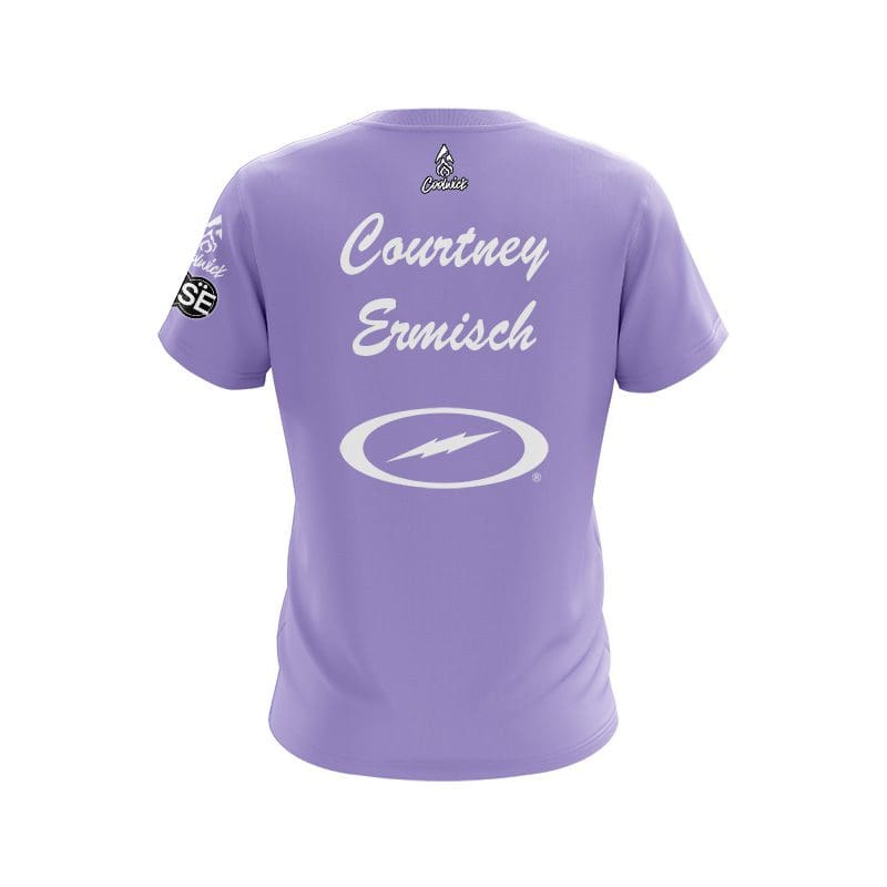 Storm Courtney Ermisch Light Purple CoolWick Bowling Jersey - Coolwick  Bowling Apparel