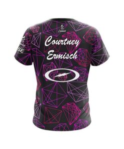 Alternative view of Storm Courtney Ermisch Pink Diamonds CoolWick Bowling Jersey