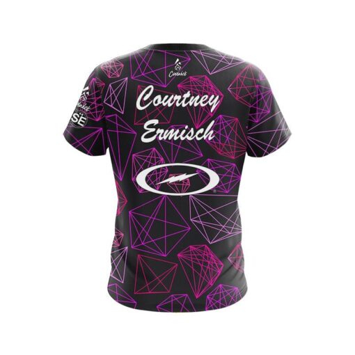 Storm Courtney Ermisch Pink Diamonds CoolWick Bowling Jersey - Image 2