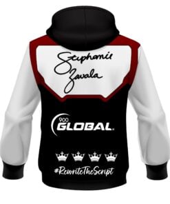 Alternative view of Stephanie Zavala Avengers Signature Logo Dye Sublimated CoolWick Hoodie