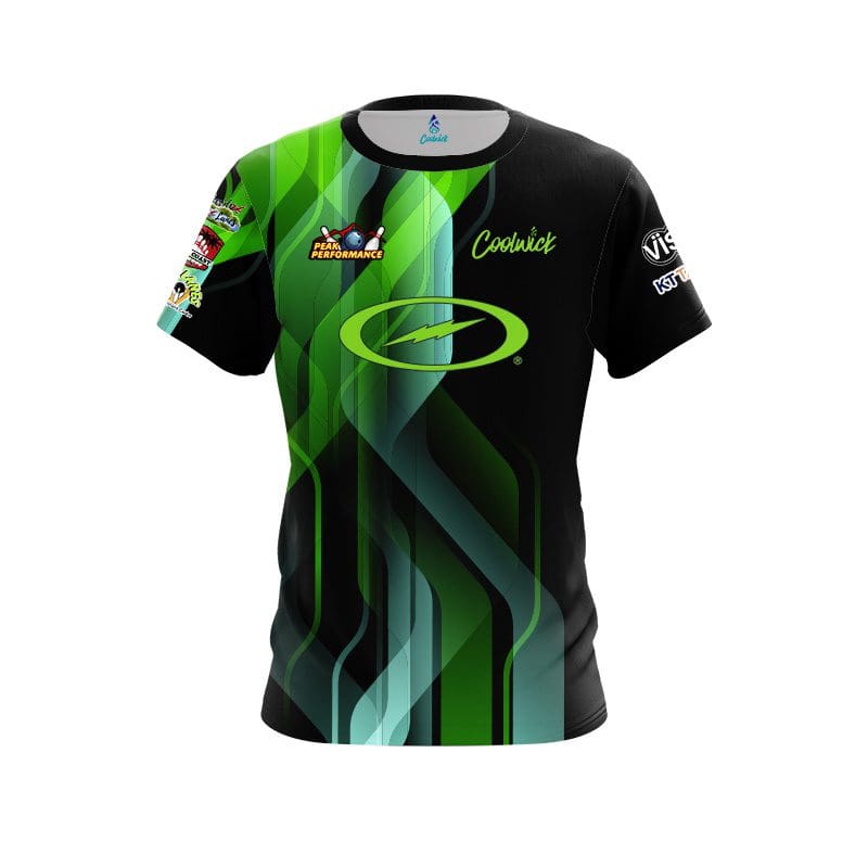 Storm Peak Performance Green Technology Replica CoolWick Bowling Jersey