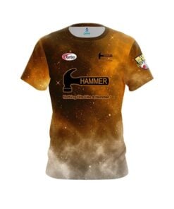 Hammer Nick Pate Orange White Galaxy Replica CoolWick Bowling Jersey