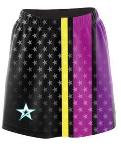 Stefanie Johnson Roto Grip All Star Multi Stripes CoolWick Bowling Skort