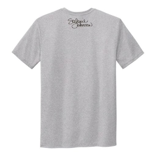 Stefanie Johnson TGIF FLAWSOME Unisex Sport-Tek Athletic Heather Echo Tee - Image 2