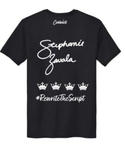 Alternative view of Stephanie Zavala CoolWick Black Sport-Tek Signature Tee